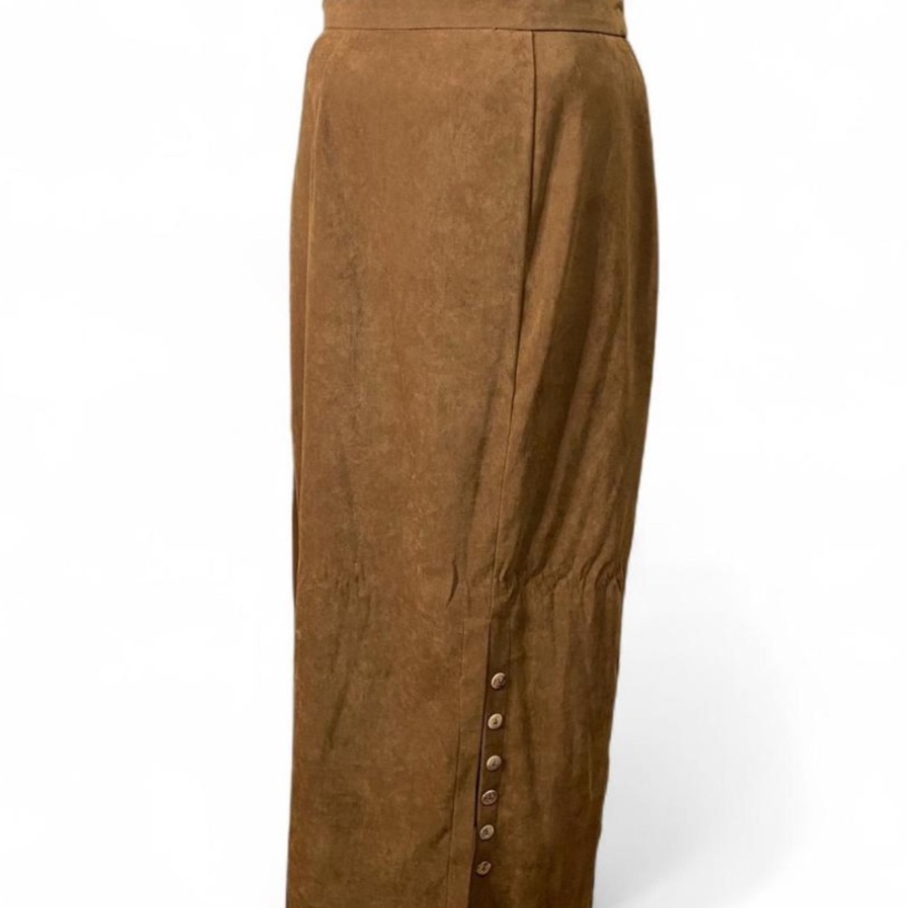 Vintage Connected Apparel Brown Pencil Skirt